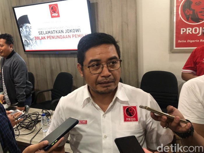 Sekjen Projo Handoko. (Hanafi Aryan/detikcom)