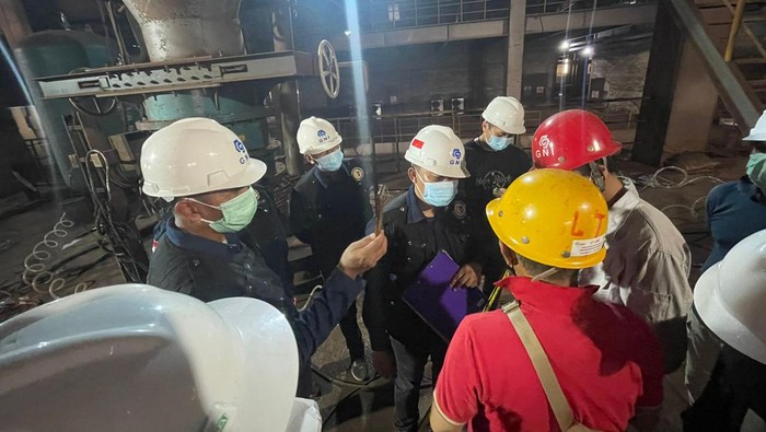 Tim Labfor Polri turun tangan ke lokasi kebakaran PT GNI Morowali Utara yang tewaskan tiktoker Nirwana Selle.