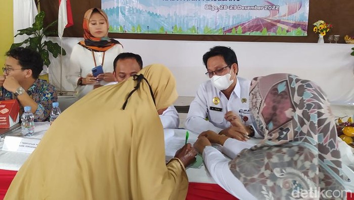 Pembayaran uang ganti rugi pengadaan tanah Jalan Tol Jogja-Bawen.