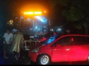 4 Hal Tentang Sopir Teman Bus Pingsan saat Mengemudi-Tabrak 4 Mobil