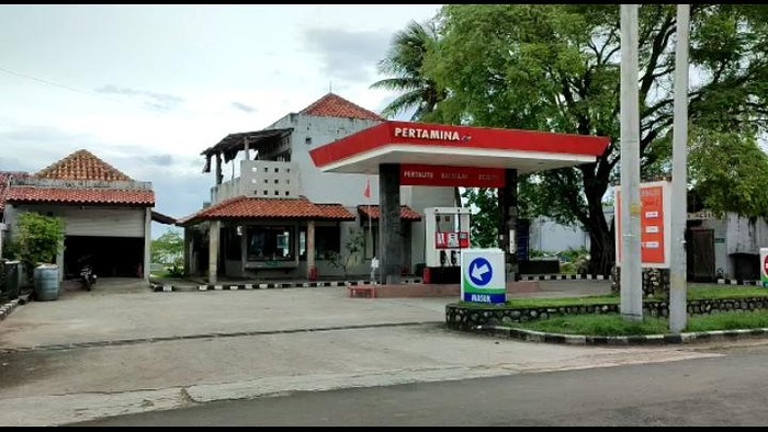 Kondisi SPBU di Pulau Karimunjawa, Kamis (29/12/2022).