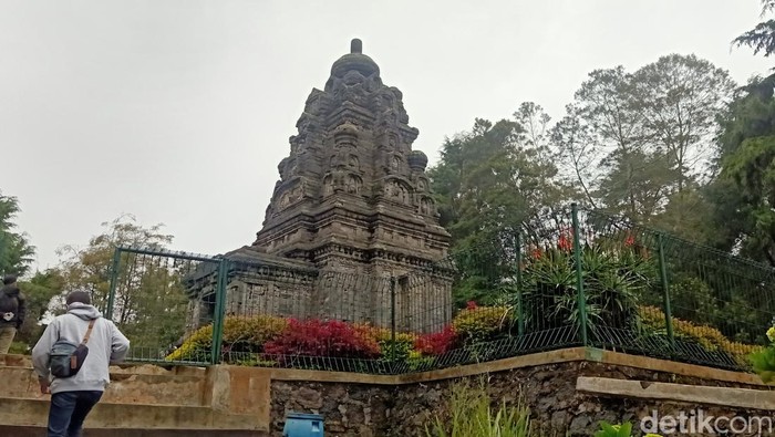 Candi Bima di Dataran Tinggi Dieng. Candi Bima disebut tertua karena bentuk reliefnya yang sederhana. Foto diambil Kamis (29/12/2022).