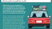 Doa ketika berada dalam safar. Foto: Denny Putra/Tim Infografis