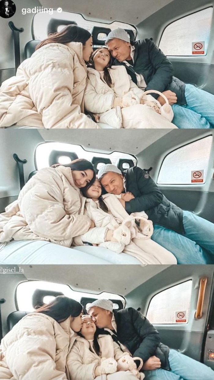 Gading dan Gisel Gading Marten, Gisel dan Gempi liburan bareng.