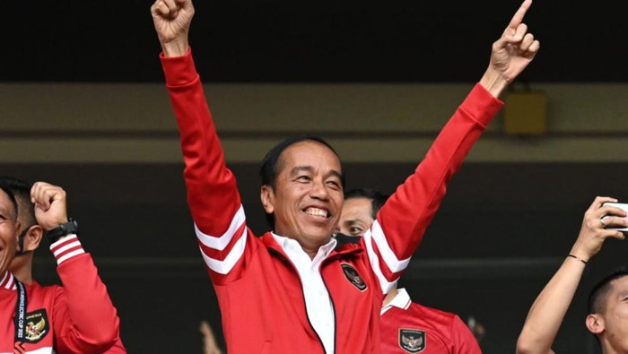 Jokowi Tonton Timnas Indonesia Vs Thailand