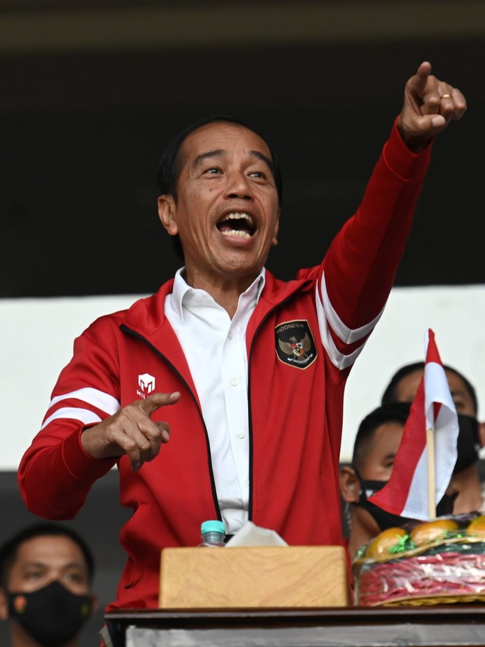 Jokowi Tonton Timnas Indonesia Vs Thailand