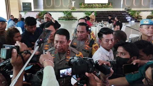 Kapolda Bali, Irjen Putu Jayan Danu Putra, dalam konferensi pers di Denpasar, Kamis (29/12/2022).