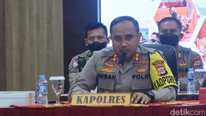 Kapolres Bantul AKBP Ihsan saat memberikan keterangan. Kamis (29/12/2022).