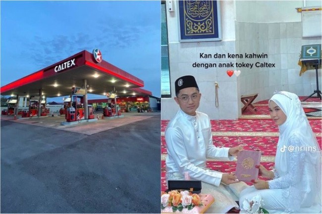 Ketika ditanya soal sang suami, Nasywaa mengaku tertarik pada pria tersebut karena kepribadiannya yang sederhana walaupun memegang jabatan yang besar di pom bensin tersebut. Bahkan dia sendiri sempat mengira sang suami sebagai tukang kebun atau pegawai biasa. Pertama kali saya suka karena dia humble. Walaupun dia sebenarnya manajer dan anak dari pemilik SPBU. Tapi dia tidak memberi tahu siapa pun tentang hal itu. Orang semua menganggap dia seperti staf biasa. Dia pun bekerja seperti staf pada umumnya. Dan satu lagi dia menghargai semua orang yang bekerja di kantornya, tutur Nasywa yang merasa kagum. Foto: Dok. TikTok @Nur Iinaas Nasywaa.