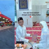 Ketika ditanya soal sang suami, Nasywaa mengaku tertarik pada pria tersebut karena kepribadiannya yang sederhana walaupun memegang jabatan yang besar di pom bensin tersebut. Bahkan dia sendiri sempat mengira sang suami sebagai tukang kebun atau pegawai biasa. Pertama kali saya suka karena dia humble. Walaupun dia sebenarnya manajer dan anak dari pemilik SPBU. Tapi dia tidak memberi tahu siapa pun tentang hal itu. Orang semua menganggap dia seperti staf biasa. Dia pun bekerja seperti staf pada umumnya. Dan satu lagi dia menghargai semua orang yang bekerja di kantornya, tutur Nasywa yang merasa kagum. Foto: Dok. TikTok @Nur Iinaas Nasywaa.
