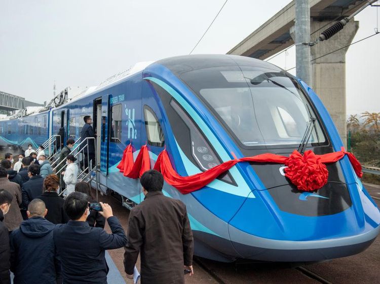 Mau Liat Kereta Hidrogen Punya China? Nih Penampakannya