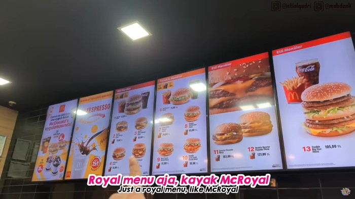 McDonalds Korea dan Turki