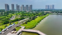 Central Park Meikarta merupakan Ruang Terbuka Hijau (RTH) dengan total 105 Ha dengan sejumlah fasilitas seperti danau buatan seluas 50 Ha. Foto: Dok. Meikarta