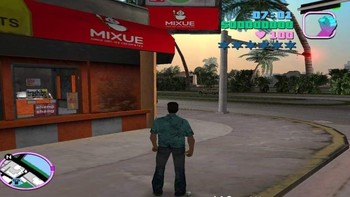 Meme edisi Mixue buka cabang di game Grand Theft Auto (GTA). Foto: (Twitter)