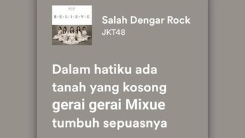 Mixue jadi trending topic Twitter pagi ini dengan 68.800 tweet. Lirik lagu JKT48 jadi bahan meme Mixue juga. Foto: (Twitter)