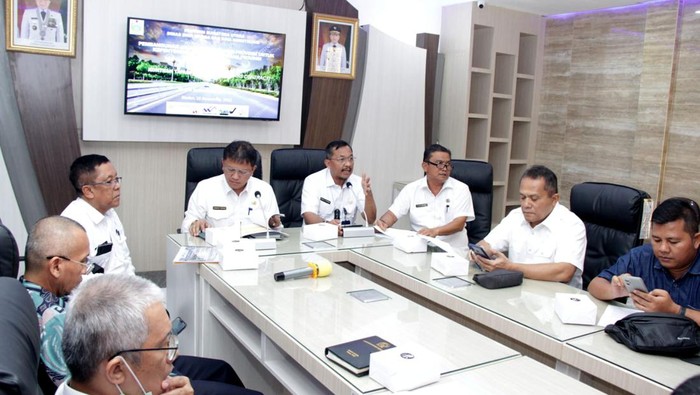 Pemprov Sumut memaparkan progres pembangunan jalan dan jembatan yang menggunakan anggaran Rp 2,7 T