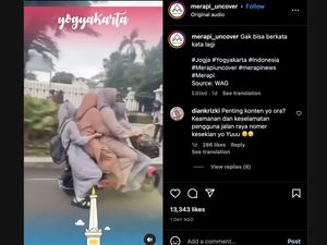 Duh Ukhti, Demi Konten Naik Sepeda Listrik Bonceng 4 Sambil Selfie
