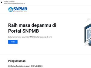 Uji Coba Registrasi Akun SNPMB 2023 di https://portal-snpmb.bppp.kemdikbud.go.id!