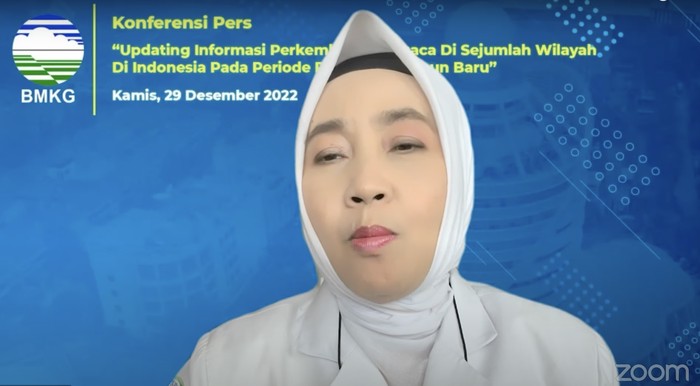 Prediksi curah hujan ekstrem di Jawa 30-31 Desember 2022