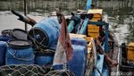 Ratusan Kapal Nelayan Cilincing Menganggur Akibat Cuaca Buruk