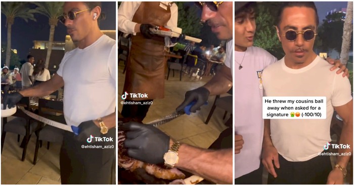 Salt Bae Dikecam Gegara Aksinya Tak Hargai Pelanggan Restoran