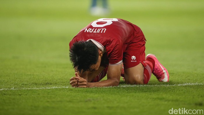 Witan Sulaeman gagal bikin gol ketika melawan Thailand di GBK, Kamis (29/12/2022), dalam laga Piala AFF 2022.