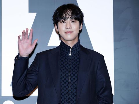 Aktor Korea Selatan Ahn Hyo-Seop alias Ahn Hyo-Seop menghadiri Penghargaan ARENA 2022 pada 23 November 2022 di Seoul, Korea Selatan. (Han Myung-Gu/WireImage)