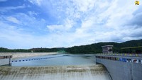 Ini menjadi bendungan ke-4 yang ada di NTB dari total 6 bendungan yang direncanakan dibangun di Pulau Seribu Masjid ini. Foto: Dok. Kementerian PUPR