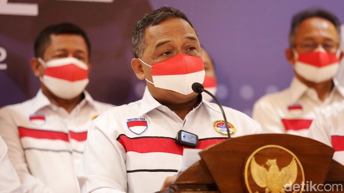BP2MI Paparkan Kinerja Sepanjang 2022 Kepala Badan Pelindungan Pekerja Migran Indonesia (BP2MI), Benny Rhamdani memberikan konferensi pers Kaleidoskop laporan publik tahun 2022 di kantor BP2MI, Jakarta, Jumat (30/12/22).