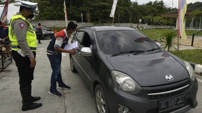 Petugas Gabungan Gelar Operasi Mengantuk di Tol Trans Sumatera