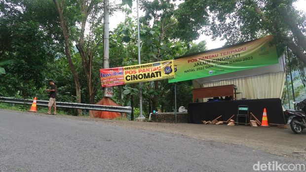 Jalur Cinomati di Pedukuhan Cegokan, Kalurahan Wonolelo, Kapanewon Pleret, Kabupaten Bantul. Jumat (30/12/2022).