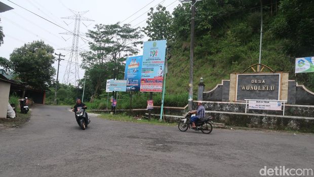 Jalur Cinomati di Pedukuhan Cegokan, Kalurahan Wonolelo, Kapanewon Pleret, Kabupaten Bantul. Jumat (30/12/2022).