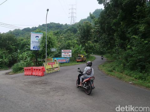 Jalur Cinomati di Pedukuhan Cegokan, Kalurahan Wonolelo, Kapanewon Pleret, Kabupaten Bantul. Jumat (30/12/2022).