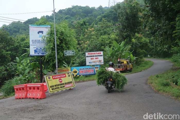 Jalur Cinomati di Pedukuhan Cegokan, Kalurahan Wonolelo, Kapanewon Pleret, Kabupaten Bantul. Jumat (30/12/2022).
