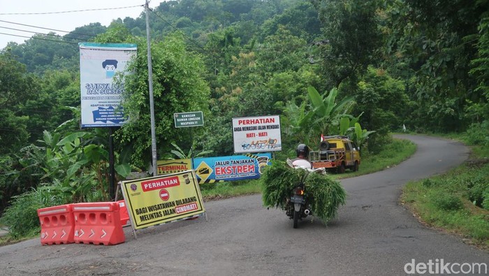 Jalur Cinomati di Pedukuhan Cegokan, Kalurahan Wonolelo, Kapanewon Pleret, Kabupaten Bantul. Jumat (30/12/2022).