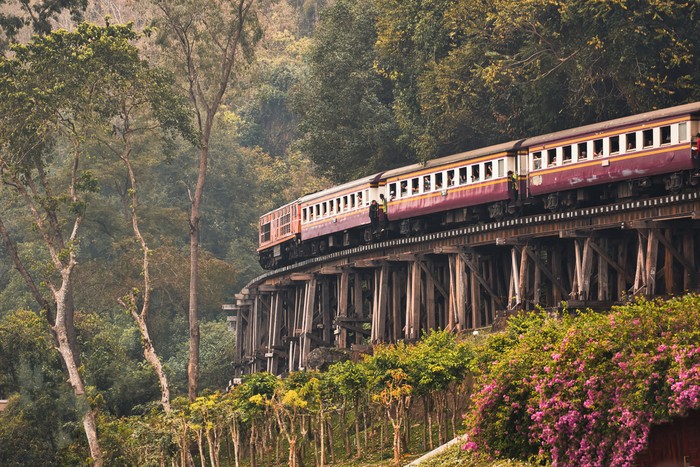 Jembatan di Sungai Kwai dari Perang Dunia II