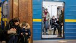 Kyiv Dibom Lagi, Warga Berlindung di Stasiun Metro