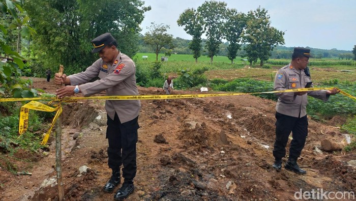 Lokasi tambang galian C di Desa Genengsari, Kecamatan Polokarto, Kabupaten Sukoharjo, Jumat (30/12/2022).