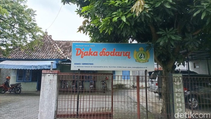 Kantor Majalah Djaka Lodang di Patehan, Kraton, Jogja. Foto diambil Senin (26/12/2022)