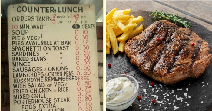 Restoran Pamer Menu Tahun 1972, Steak Harganya Cuma Rp 8.400!