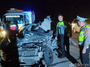 Kecelakaan Maut di Tol Lampung, 1 Polisi Tewas