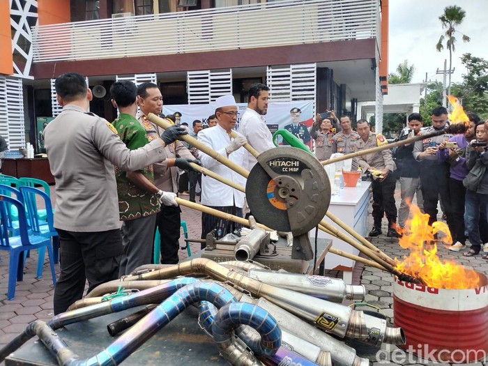 pemusnahan barang bukti polres probolinggo kota