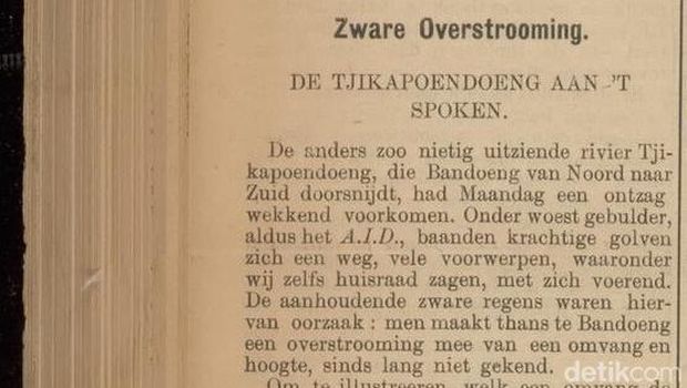 Potongan koran Algemeen handelsblad voor Nederlandsch-Indië