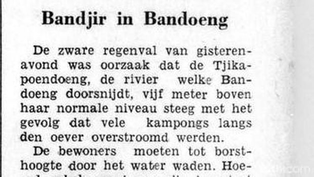 Potongan koran Bataviaasch nieuwsblad