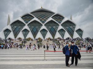 Linimasa Wajah Masjid Al Jabbar Rancangan RK yang Disorot Netizen