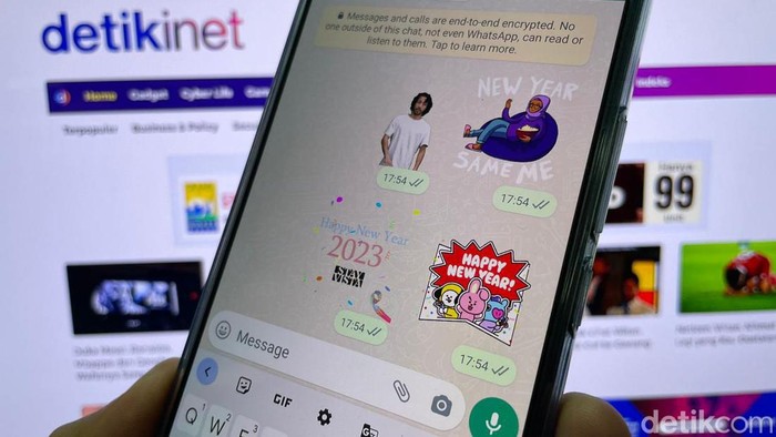 Stiker Tahun Baru 2023 WhatsApp