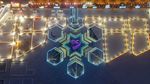 Sungai Beku di China Berhias Lampu LED Bentuk Kepingan Salju