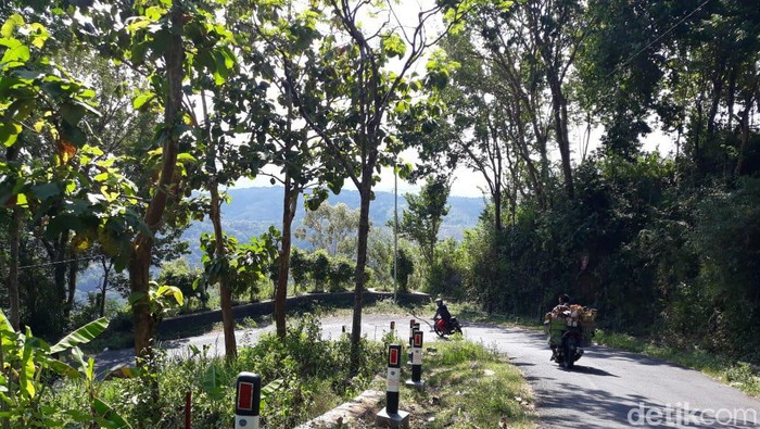 Tanjakan Cinomati Bantul, Jumat (30/12/2022).