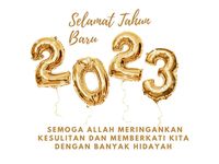 13 Gambar Kartu Ucapan Selamat Tahun Baru 2023, Aesthetic Dan Simpel