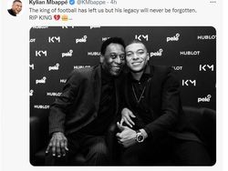 Duka Messi, Ronaldo, Mbappe dan Google atas Wafatnya Sang Raja Pele